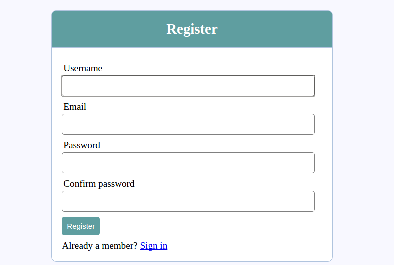 Login php user Login Page